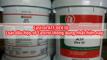 Castrol ATF DEX III – Loại dầu hộp số Castrol thông dụng nhất hiện nay