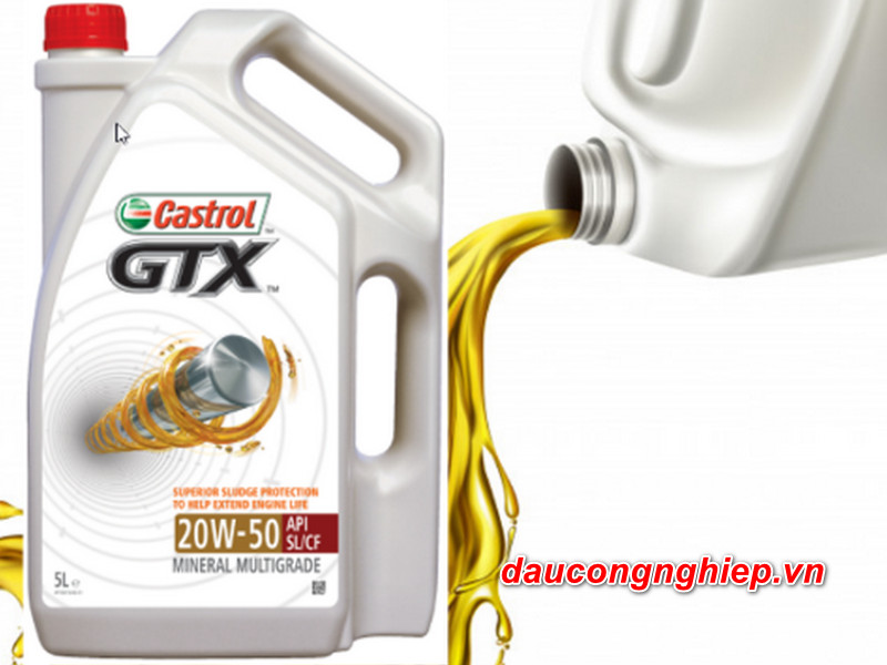 Giá dầu nhớt Castrol GTX 20w50